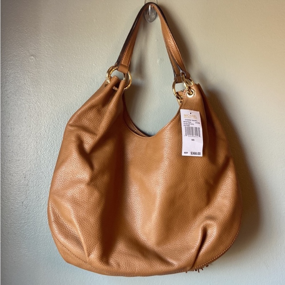 NWT Michael Kors Leather Purse. Gorgeous!!! - Picture 2 of 15